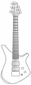 Skelf Guitar Outline